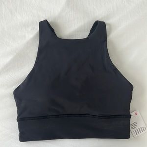 NWT Size 4 Lulu Lemon Energy High Neck Long Line Sports Bra